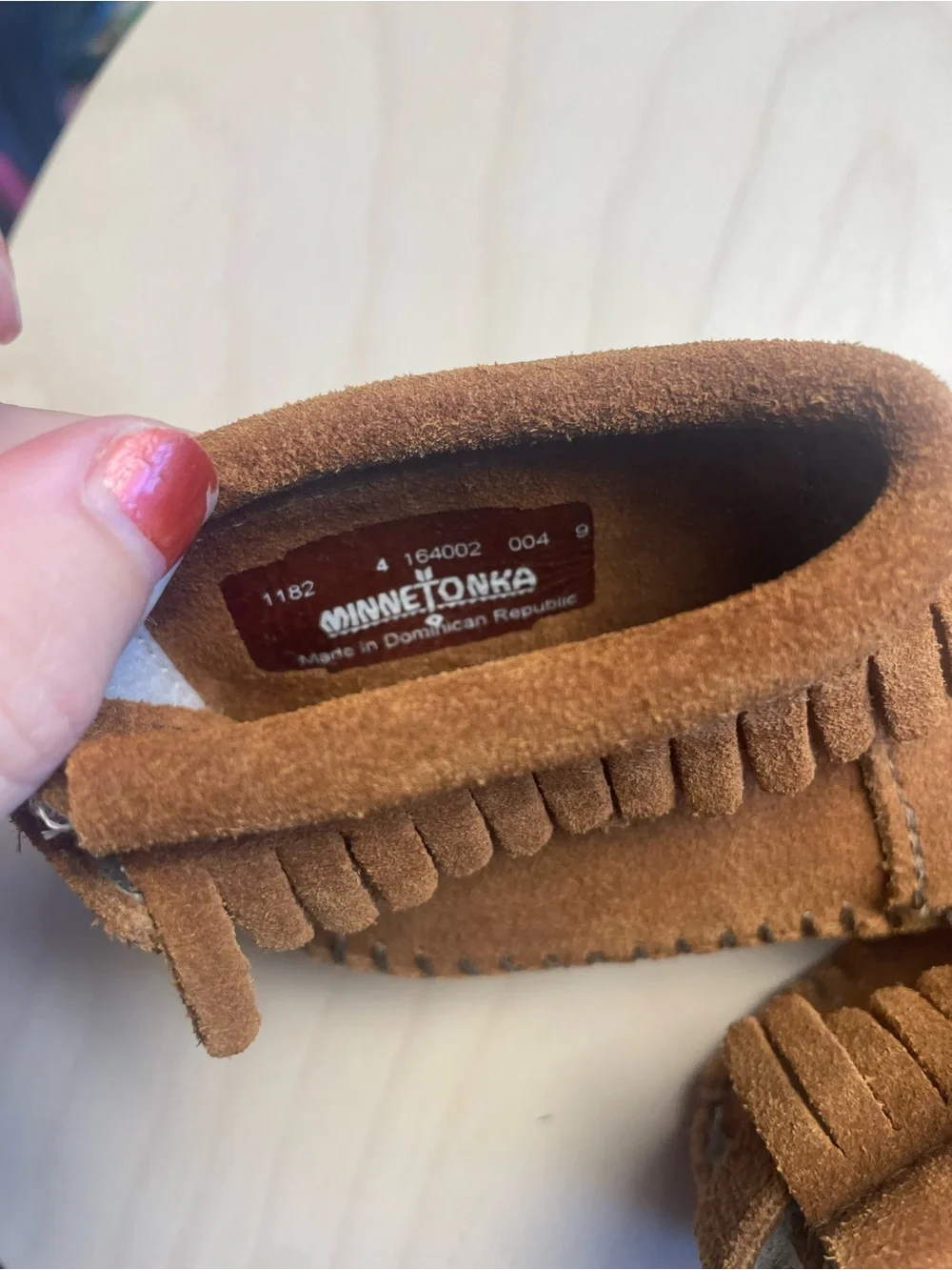 Minnetonka Kids Brown Suede Fringe Moccasin Boots